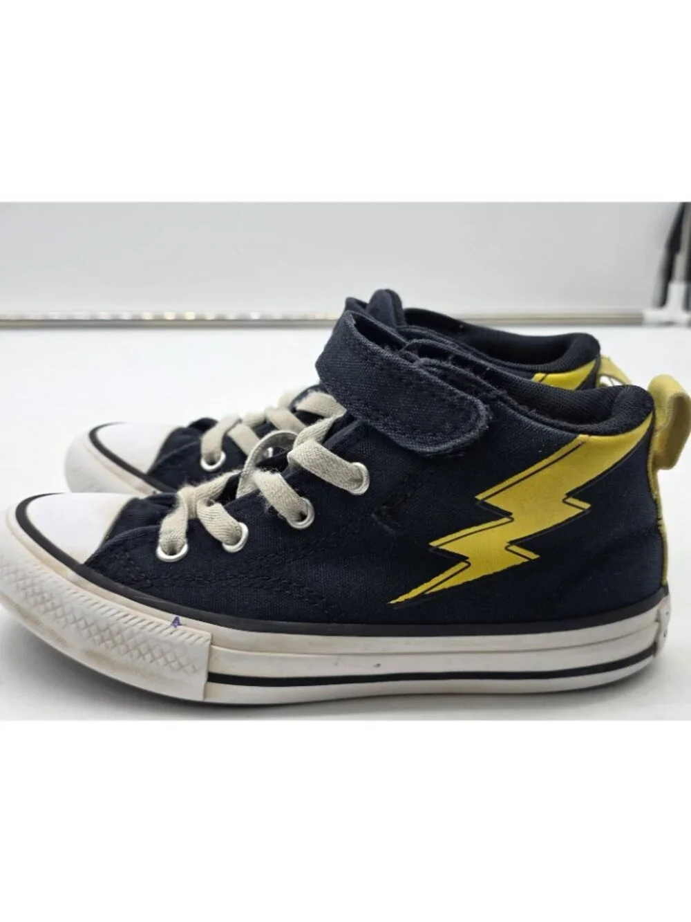 Converse All Star Shoes Kids 1 Malden Street Lightning High Top Sneakers Stains